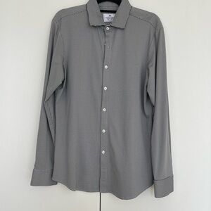 Mizzen & Main Men's Gray Checkered Shirt